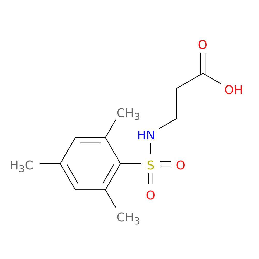 3-(2,4,6-trimethylbenzenesulfonamido)propanoic acid