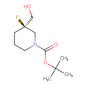 tert-Butyl (R)-3-fluoro-3-(hydroxymethyl)piperidine-1-carboxylate