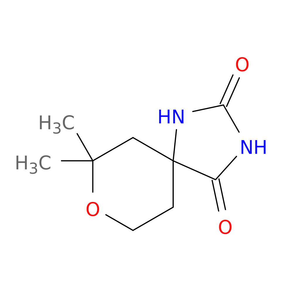 7,7-dimethyl-8-oxa-1,3-diazaspiro[4.5]decane-2,4-dione