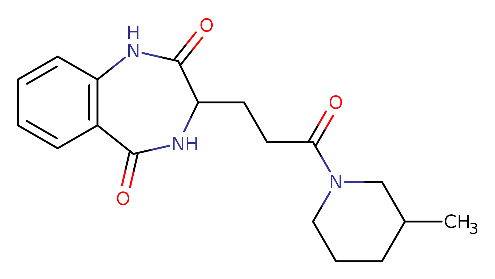 3-[3-(3-methylpiperidin-1-yl)-3-oxopropyl]-2,3,4,5-tetrahydro-1H-1,4-benzodiazepine-2,5-dione