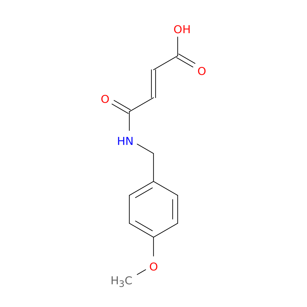 (2E)-3-{[(4-methoxyphenyl)methyl]carbamoyl}prop-2-enoic acid
