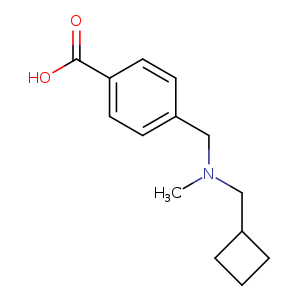 4-{[(Cyclobutylmethyl)(methyl)amino]methyl}benzoic acid