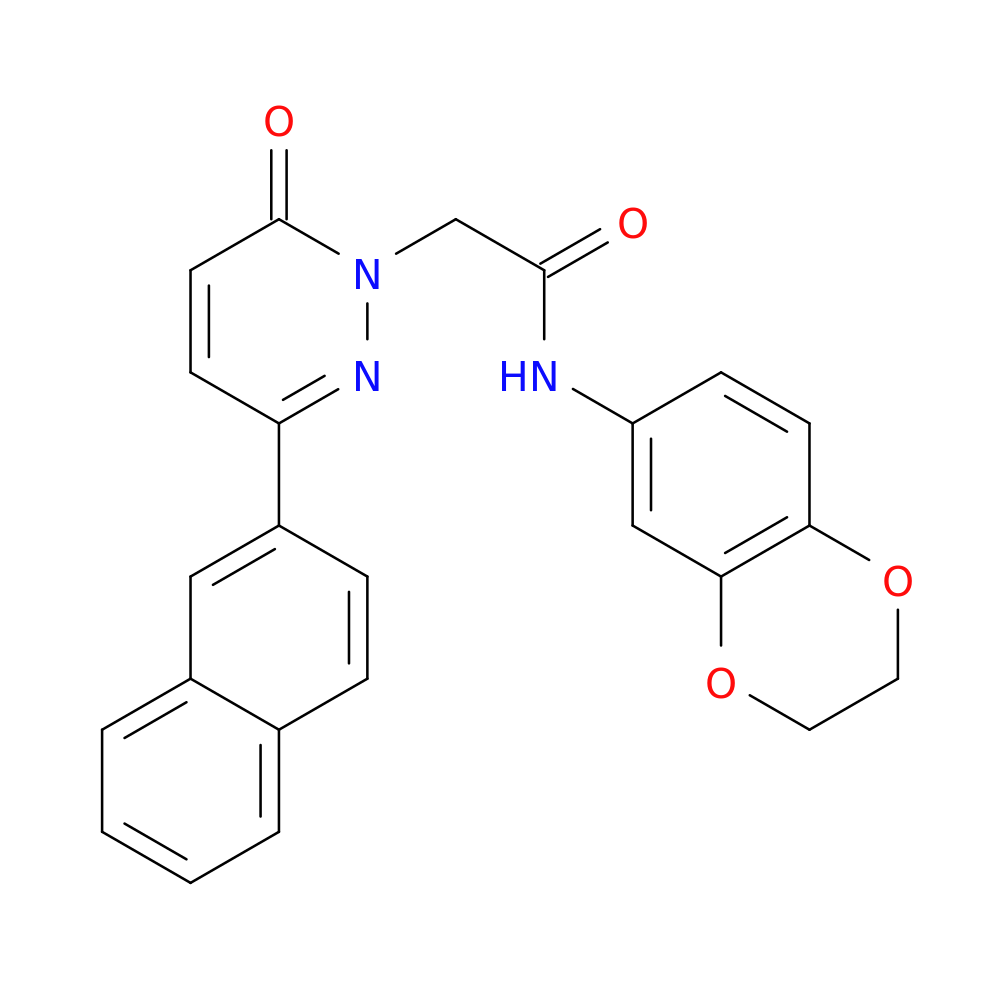 N-(2,3-dihydro-1,4-benzodioxin-6-yl)-2-[3-(naphthalen-2-yl)-6-oxo-1,6-dihydropyridazin-1-yl]acetamide