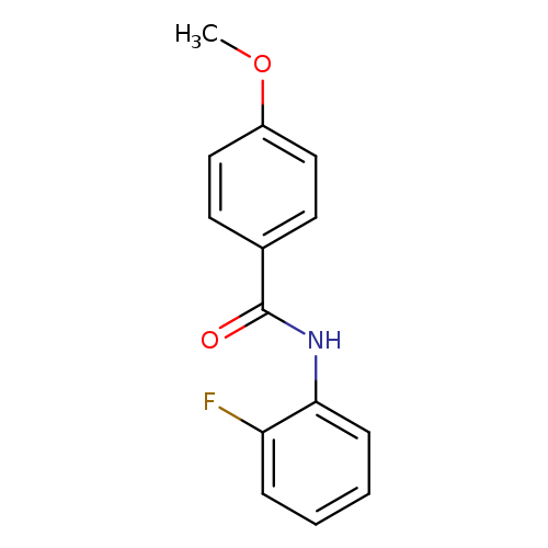 N-(2-FLUOROPHENYL)-4-METHOXYBENZAMIDE
