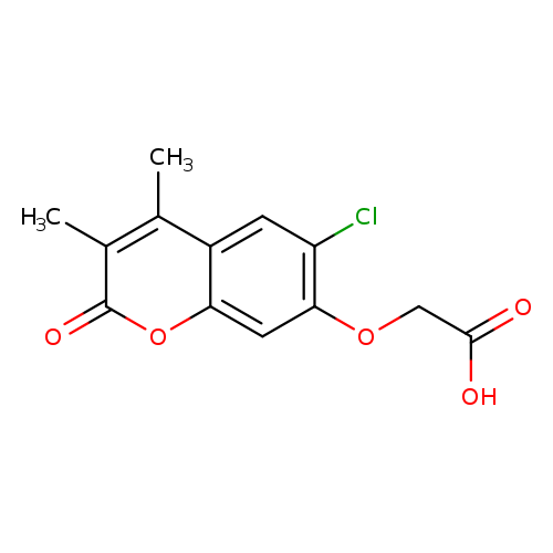 [(6-Chloro-3,4-dimethyl-2-oxo-2h-chromen-7-yl)oxy]acetic acid