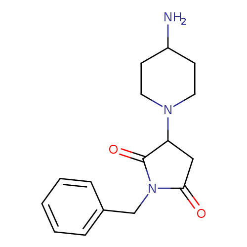3-(4-aminopiperidin-1-yl)-1-benzylpyrrolidine-2,5-dione