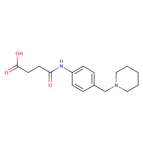 4-Oxo-4-([4-(piperidin-1-ylmethyl)phenyl]amino)butanoic acid