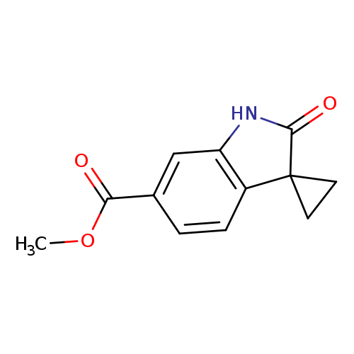 Methyl 1',2'-dihydro-2'-oxo-spiro[cyclopropane-1,3'-[3H]indole]-6'-carboxylate