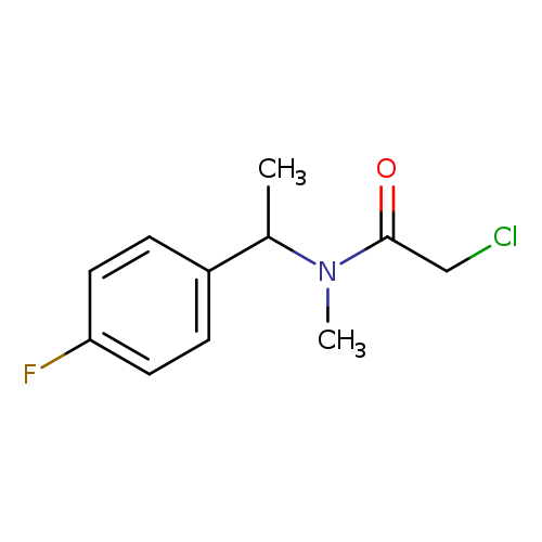 2-chloro-N-[1-(4-fluorophenyl)ethyl]-N-methylacetamide