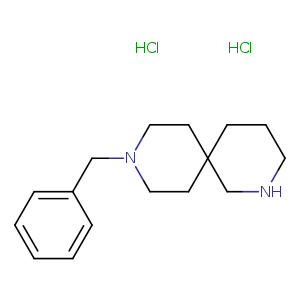 2,9-Diazaspiro[5.5]undecane, 9-(phenylmethyl)-, hydrochloride (1:2)