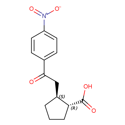 trans-2-[2-Oxo-2-(4-nitrophenyl)ethyl]cyclopentane-1-carboxylic acid