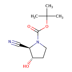 tert‐butyl (2R,3S)‐2‐cyano‐3‐hydroxypyrrolidine‐1‐carboxylate