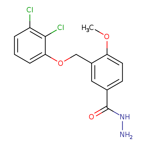 3-[(2,3-dichlorophenoxy)methyl]-4-methoxybenzohydrazide