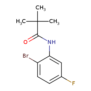 PropanaMide, N-(2-broMo-5-fluorophenyl)-2,2-diMethyl-