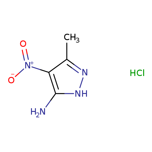 3-methyl-4-nitro-1H-pyrazol-5-amine hydrochloride