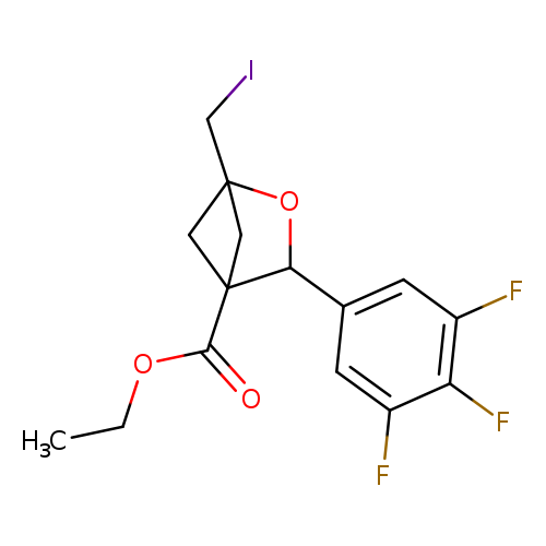 ethyl 1-(iodomethyl)-3-(3,4,5-trifluorophenyl)-2-oxabicyclo[2.1.1]hexane-4-carboxylate