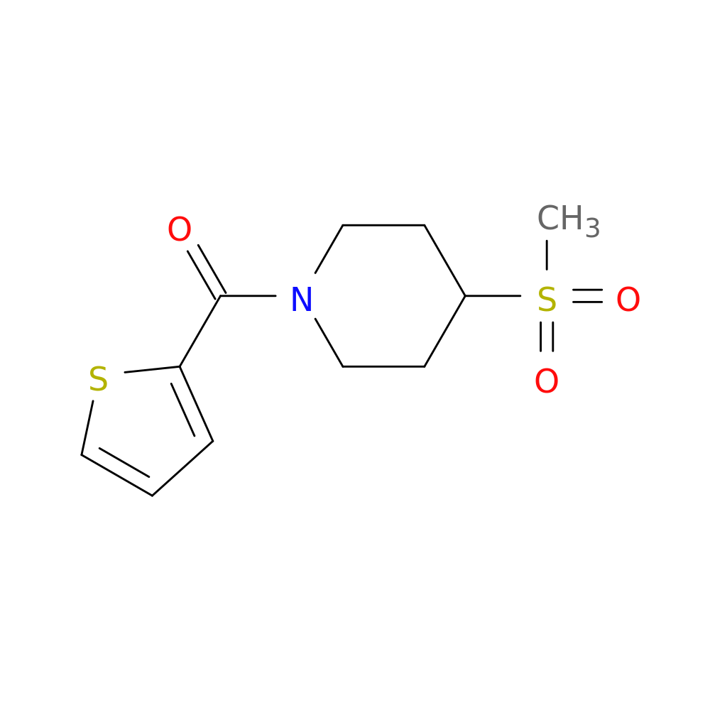 4-methanesulfonyl-1-(thiophene-2-carbonyl)piperidine