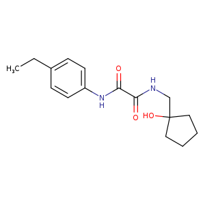 N'-(4-ethylphenyl)-N-[(1-hydroxycyclopentyl)methyl]ethanediamide