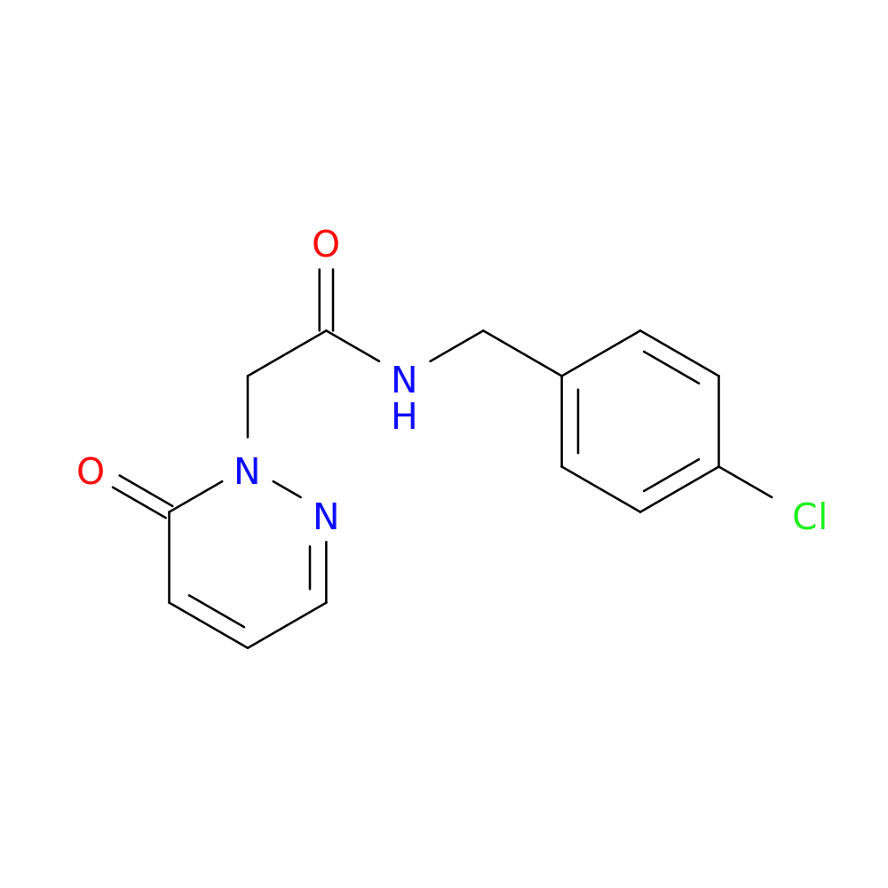 N-[(4-chlorophenyl)methyl]-2-(6-oxo-1,6-dihydropyridazin-1-yl)acetamide