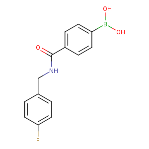 B-[4-[[[(4-fluorophenyl)methyl]amino]carbonyl]phenyl]Boronic acid