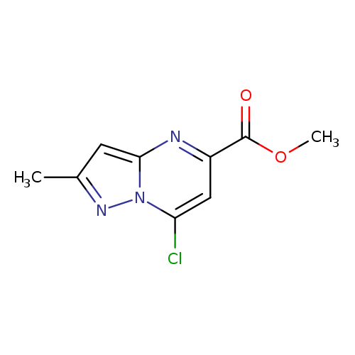 Methyl 7-chloro-2-methylpyrazolo[1,5-a]pyrimidine-5-carboxylate