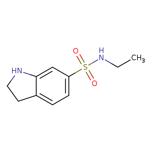 N-ethyl-2,3-dihydro-1H-indole-6-sulfonamide