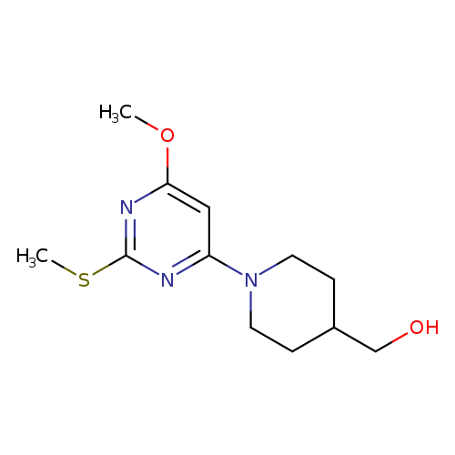 [1-(6-Methoxy-2-methylsulfanyl-pyrimidin-4-yl)-piperidin-4-yl]-methanol
