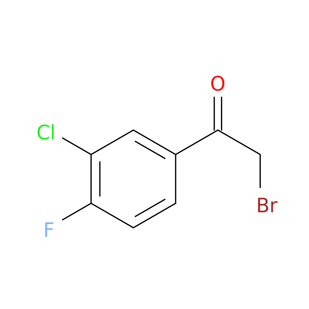 2-Bromo-1-(3-chloro-4-fluorophenyl)ethanone