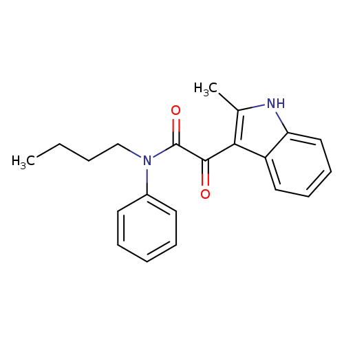 N-butyl-2-(2-methyl-1H-indol-3-yl)-2-oxo-N-phenylacetamide