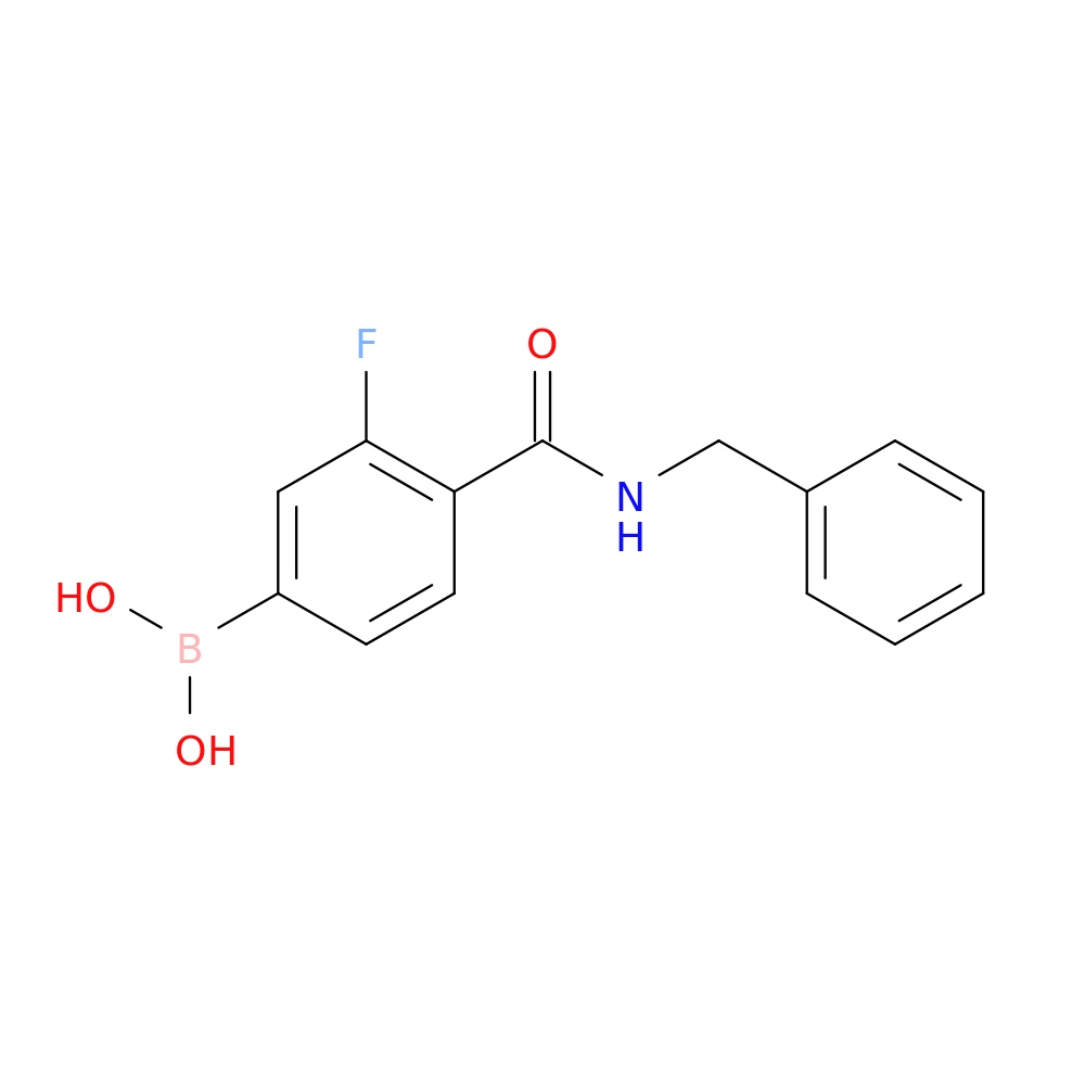 (4-(Benzylcarbamoyl)-3-Fluorophenyl)Boronic Acid