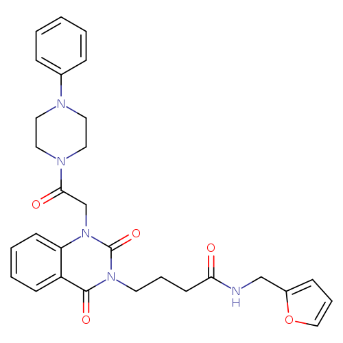 4-{2,4-dioxo-1-[2-oxo-2-(4-phenylpiperazin-1-yl)ethyl]-1,2,3,4-tetrahydroquinazolin-3-yl}-N-[(furan-2-yl)methyl]butanamide