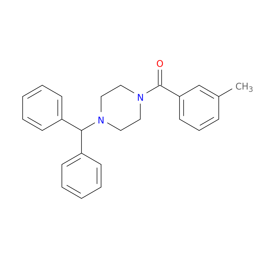(4-Benzhydrylpiperazin-1-yl)(m-tolyl)methanone