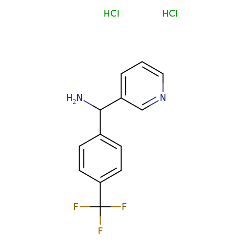 Pyridin-3-yl(4-(trifluoromethyl)phenyl)methanamine dihydrochloride