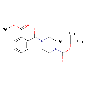 tert-Butyl 4-{[2-(methoxycarbonyl)phenyl]carbonyl}piperazine-1-carboxylate