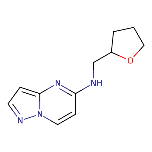 N-[(oxolan-2-yl)methyl]pyrazolo[1,5-a]pyrimidin-5-amine
