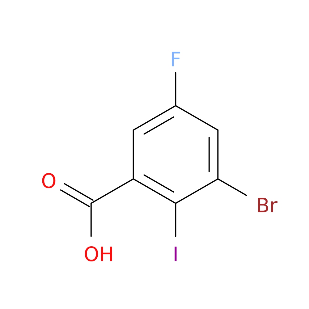 3-Bromo-5-fluoro-2-iodobenzoic acid
