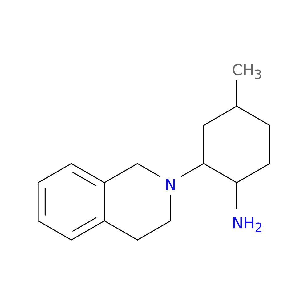 4-methyl-2-(1,2,3,4-tetrahydroisoquinolin-2-yl)cyclohexan-1-amine