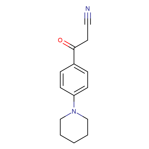 3-Oxo-3-(4-(piperidin-1-yl)phenyl)propanenitrile