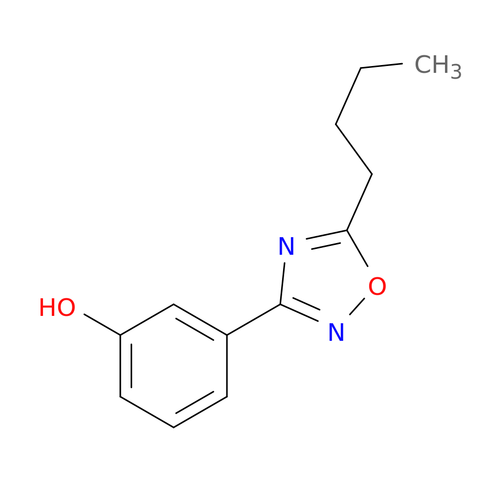 3-(5-butyl-1,2,4-oxadiazol-3-yl)phenol