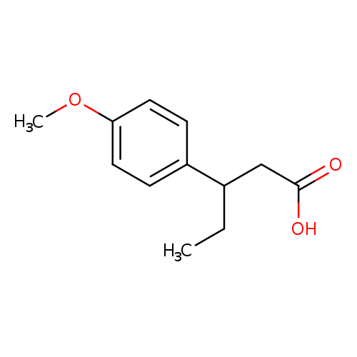 3-(4-methoxyphenyl)pentanoic acid