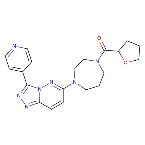 1-(oxolane-2-carbonyl)-4-[3-(pyridin-4-yl)-[1,2,4]triazolo[4,3-b]pyridazin-6-yl]-1,4-diazepane