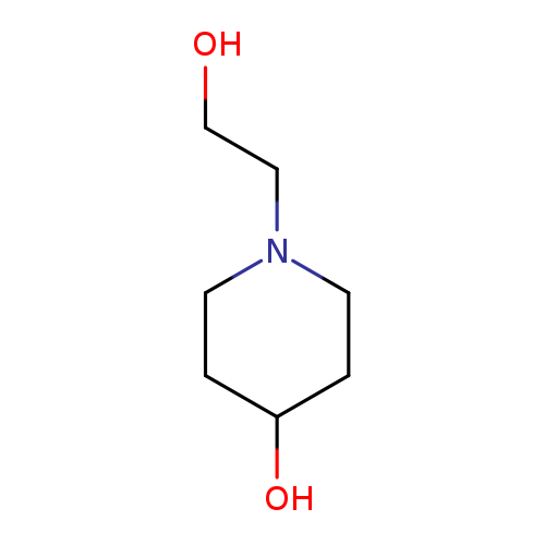 4-Hydroxy-1-piperidineethanol