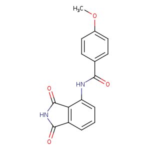 N-(1,3-dioxo-2,3-dihydro-1H-isoindol-4-yl)-4-methoxybenzamide