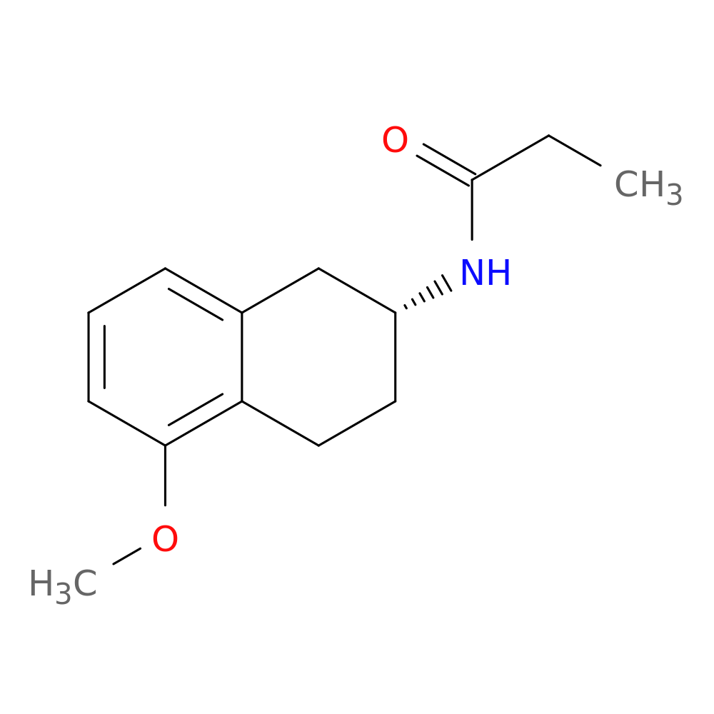 N-[(2R)-1,2,3,4-tetrahydro-5-methoxy-2-naphthalenyl]propanamide