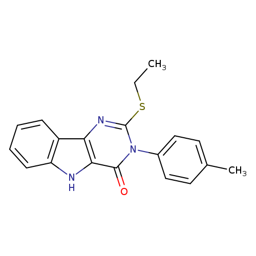 2-(ethylsulfanyl)-3-(4-methylphenyl)-3H,4H,5H-pyrimido[5,4-b]indol-4-one