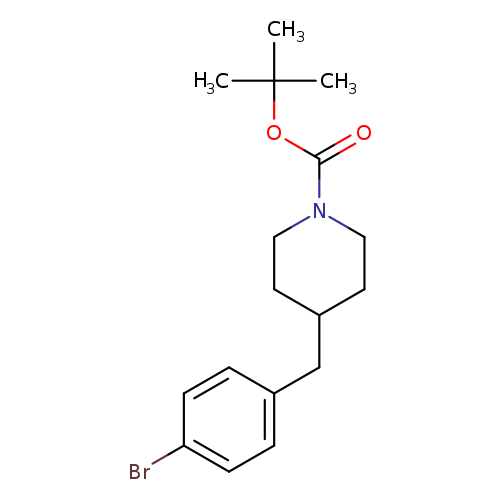 4-[(4-bromophenyl)methyl]-1-Piperidinecarboxylic acid 1,1-dimethylethyl ester