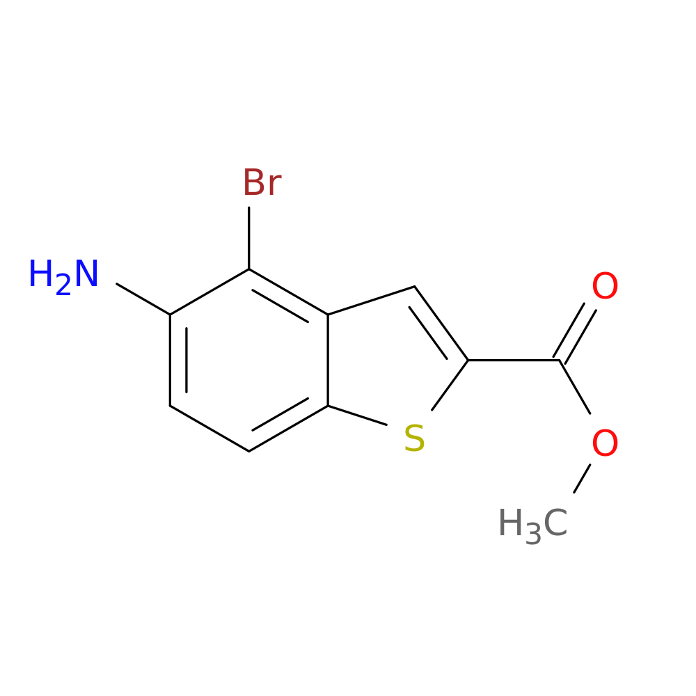 methyl 5-amino-4-bromo-1-benzothiophene-2-carboxylate