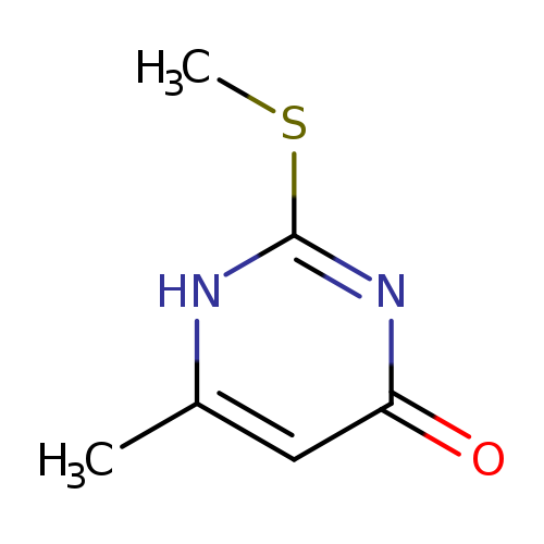 6-Methyl-2-(methylthio)-1H-pyrimidin-4-one