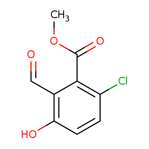 6-CHLORO-2-FORMYL-3-HYDROXY-BENZOIC ACID METHYL ESTER
