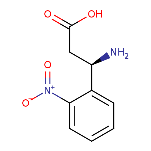 Benzenepropanoic acid, b-amino-2-nitro-, (bR)-